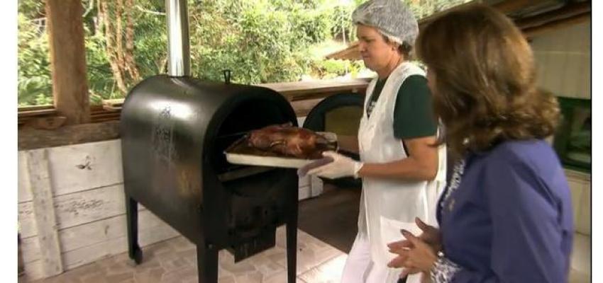 Receita de Pato Recheado no Globo Rural