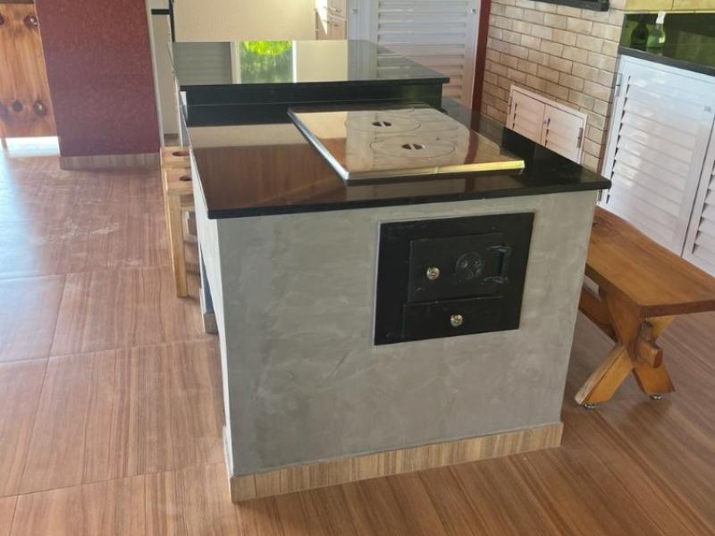 Kit para fogão a lenha