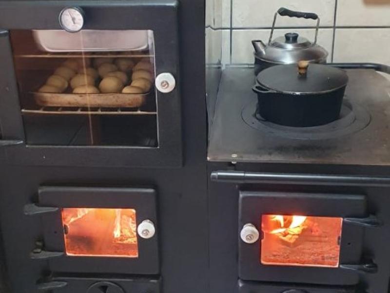 Forno com fogão conjugado