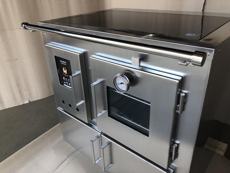 Fogão a lenha Aço Inox Dupla Combustão — Foto 3