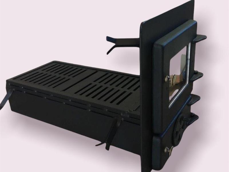 Kit p/ Fogão a Lenha Alvenaria c/ Visor Cerâmico